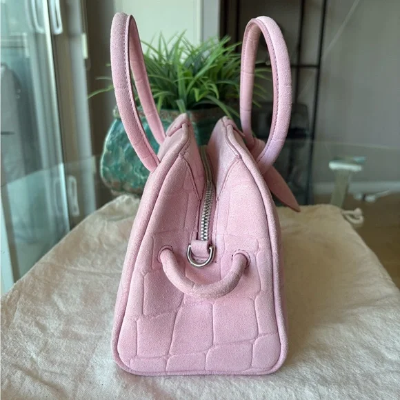 Jacquemus Turismo Small - Pink Suede - Picture 4 of 14